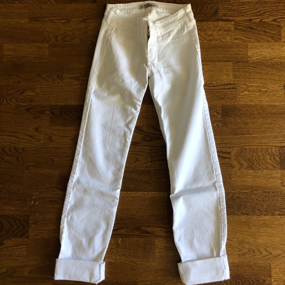 Hollister White Straight Leg Jeans